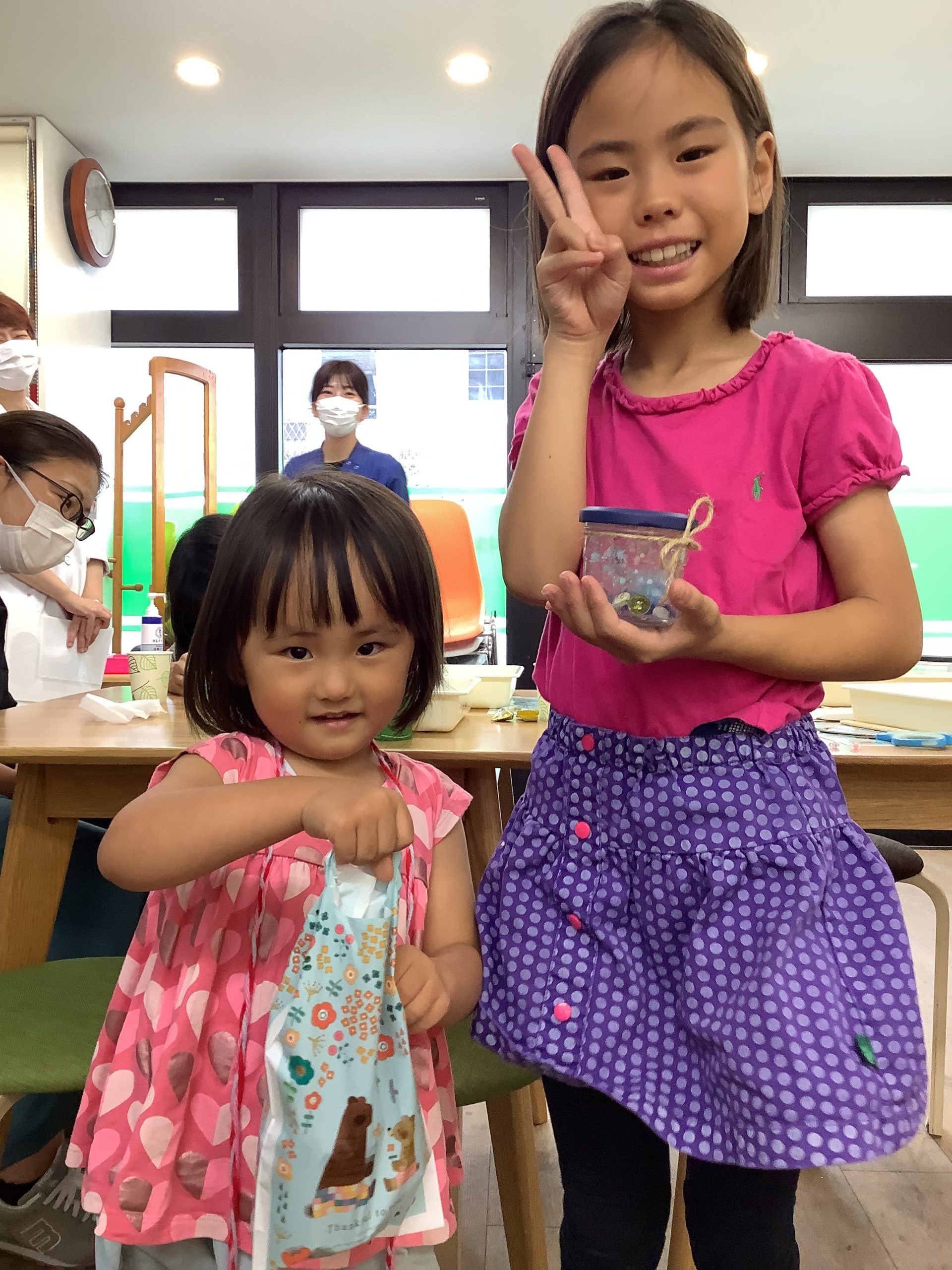 ハッカで爽やか　芳香剤作り～ミツワ薬局第二高砂店～